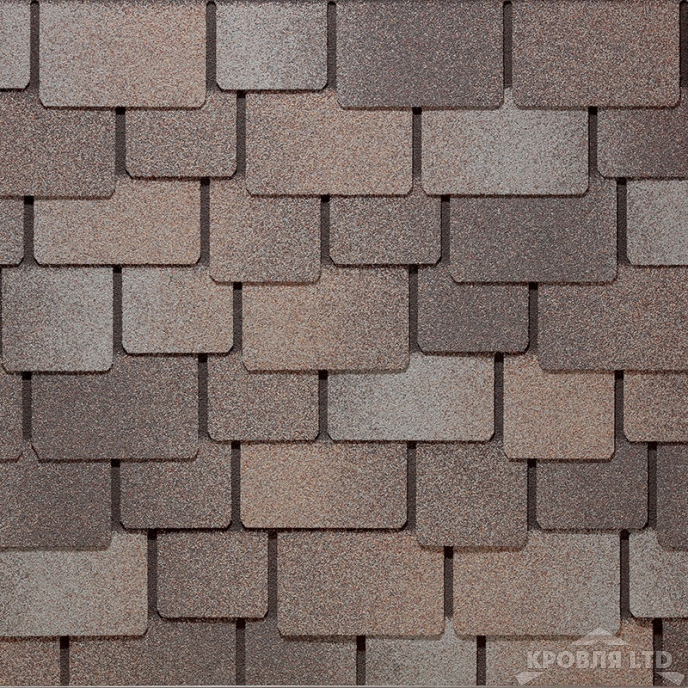 Гибкая черепица Дёке серия LUX коллекция САППОРО цвет Вагаси