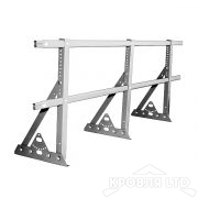 Кровельное ограждение Roofsystems серия ELITE H-900 40*20, Полиэстер RAL 7004 серый, 3м