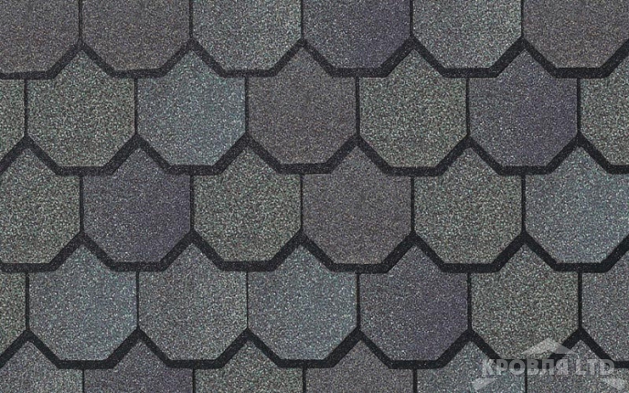 Гибкая черепица Certain Teed коллекция Carriage House Shangle цвет Gatehouse Slate