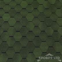 Гибкая черепица Тегола серия Категория КОМФОРТ коллекция Garda цвет Verde 479