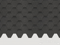 Гибкая черепица Дёке серия  EURAZIA Коллекция ШЕСТИГРАННИК цвет Серый