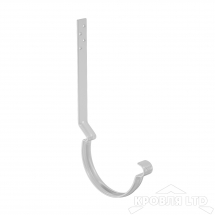 Кронштейн желоба для водостока длинный Аквасистем 125/90 RR20 белый