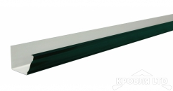 Желоб прямоугольный Vortex 3м 125мм RAL 6005 зеленый мох