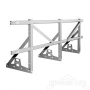 Кровельное ограждение Roofsystems серия PRESTIGE ZN H-1200 45*25 EURO, Полиэстер RAL 7004 серый, 3м