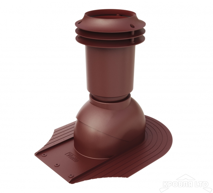 Выход вентиляции канализации Viotto для мягкой кровли при монтаже rall3005.