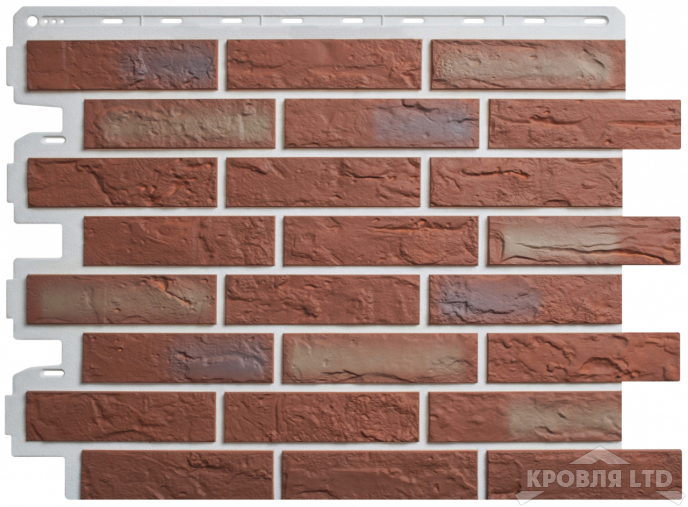 Фасадная панель Альта-Профиль Кирпич Рижский 02