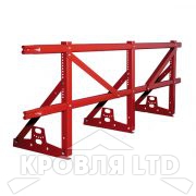 Кровельное ограждение Roofsystems серия PRESTIGE ZN H-1200 45*25 EURO, Полиэстер RAL 3011 коричнево-красный, 3м