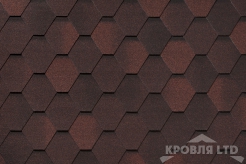 Гибкая черепица Roofshield  серия Premium коллекци Стандарт цвет Гранатовый отлив