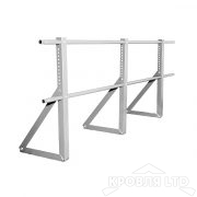 Кровельное ограждение Roofsystems серия ECONOM H-600 d25, Полиэстер RAL 7004 серый, 3м