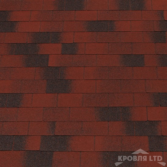 Гибкая черепица Тегола серия Категория КОМФОРТ коллекция Capri цвет Rosso 401