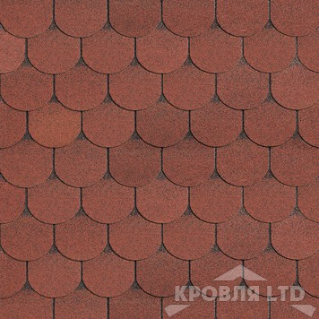 Гибкая черепица Шинглас серия Классик коллекция Танго цвет Кленовый
