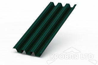 Профнастил H114, Полиэстер RAL 6005 зеленый мох, толщина 0,7