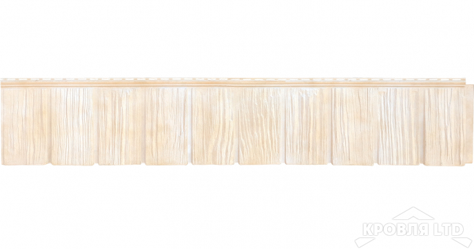 Фасадная панель Grand Line "Я-Фасад" Сибирская дранка Слоновая кость