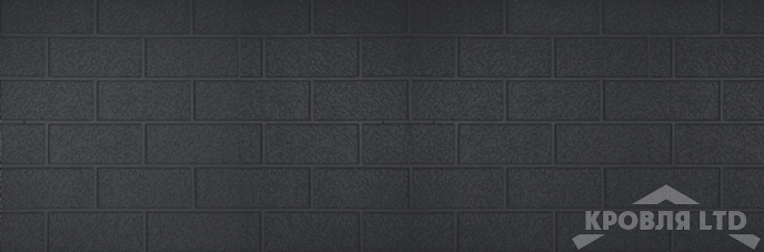 Декоративная теплоизолирующая панель COSTUNE Стандартный кирпич темно-серый