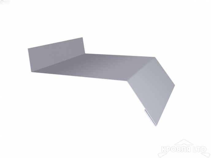 Отлив 100, Полиэстер RAL 7004 сигнальный серый, толщина 0,45