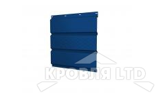 Софит тройной металлический центральная перфорация, Полиэстер RAL 5005 сигнальный синий, толщина 0,45