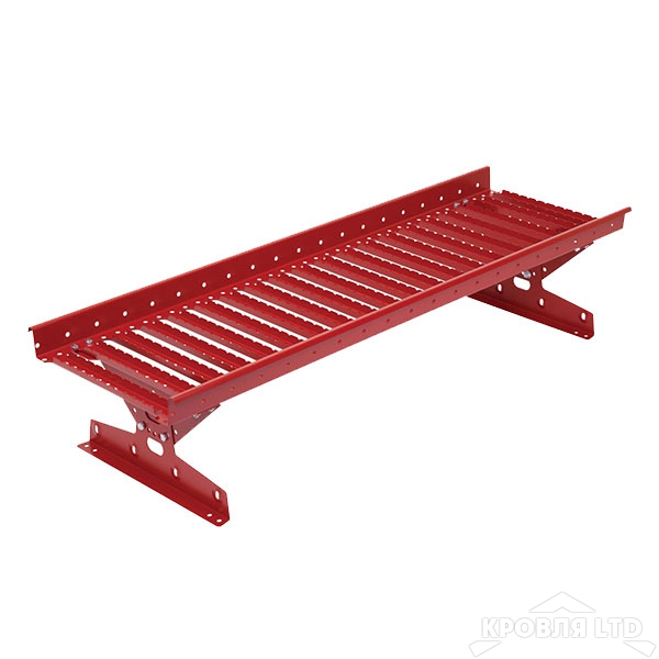 Кровельный мостик Roofsystems серия PRESTIGE ZN 360 EURO, Полиэстер RAL 3011
коричнево-красный, для фальцовой кровли 2,5м