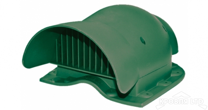 Кровельный вентиль Krovent KTV-Wave зеленый для металлочерепицы