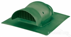 Кровельный вентиль Krovent KTV зеленый для гибкой черепицы