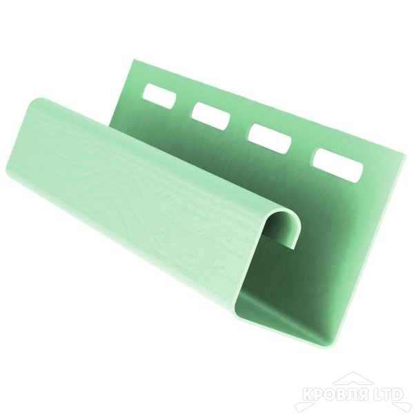 J - профиль GL цвет салатовый 3,0 м