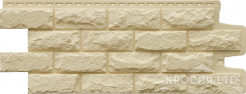 Фасадная панель Grand Line Колотый камень Classic бежевый
