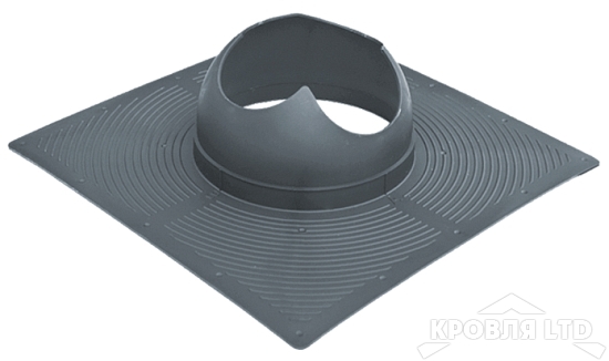 Основание для вентеляционной трубы Krovent Base-VT  110 серый для гибкой черепицы