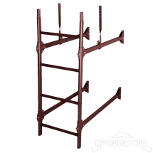 Стеновая лестница Rofsystems серия PRESTIGE ZN 400, Полиэстер RAL 8017
коричневый шоколад, 1,2м