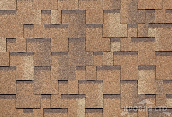 Гибкая черепица Шинглас серия Комфорт коллекция Болеро цвет Песок