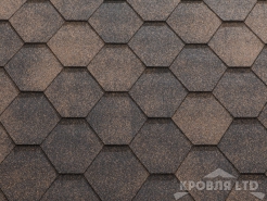 Гибкая черепица Катепал Коллекция Jazzy цвет Медный