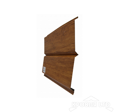 Сайдинг металлический Евробрус, под дерево ПИХТА 3D