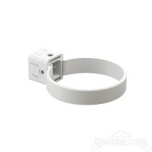 Хомут универсальный для водостока Деке Премиум RAL 9003 пломбир