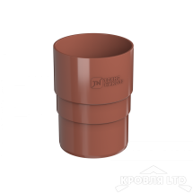 ТН ПВХ D125/82 ММ МУФТА ТРУБЫ КРАСНЫЙ  Rall 8004