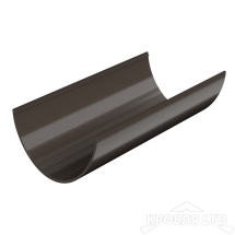 ТН ПВХ D125/82 ММ ЖЕЛОБ (1,5 М)  ТЕМНО-КОРИЧНЕВЫЙ  Rall 8019