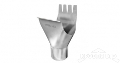 Воронка для водостока Грендлайн 125/90 мм RAL 9003 белый