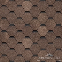 Гибкая черепица Шинглас серия Ультра коллекция Самба цвет Янтарь