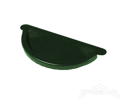 Заглушка торцевая универсальная для водостока Престиж 150мм RAL 6005 зеленый мох