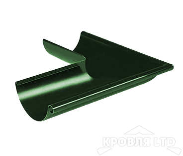 Угол желоба внутренний для водостока Foramina PUR 90 гр 150мм RAL 6005 зеленый мох