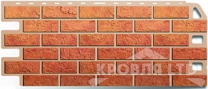 Фасадная панель Альта-Профиль Кирпич бежевый