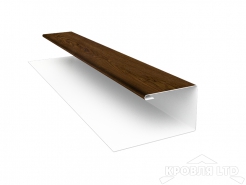 Планка J-профиль, под дерево Antique Dub, толщина 0,45