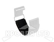 Соединитель желоба для водостока Foramina PUR 150 мм RAL 9003 белый