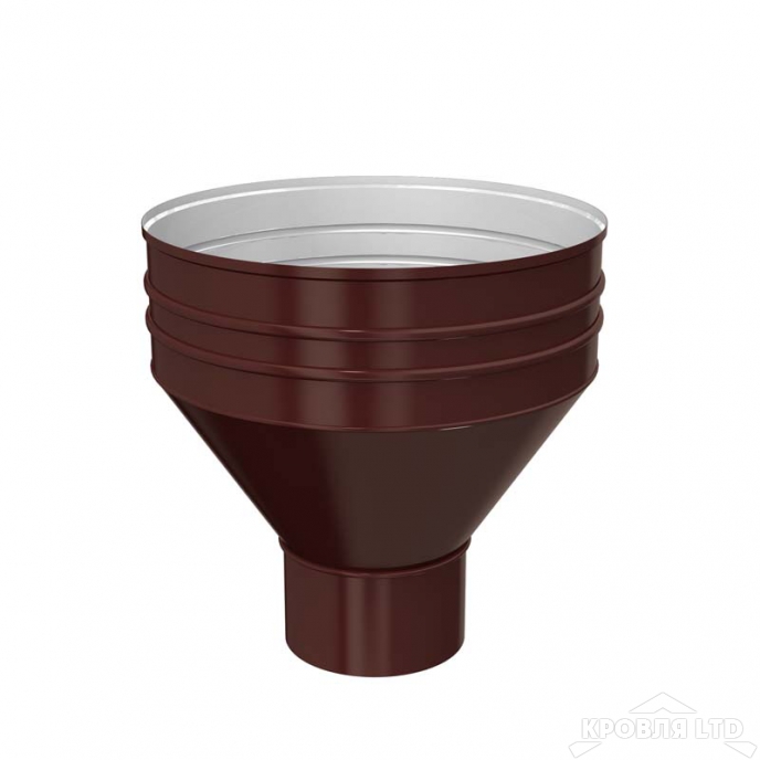 Воронка водосборная Проект 185/150 Ral 8017 шоколад