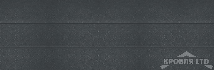 Декоративная теплоизолирующая панель COSTUNE Дерево темно-серый 2 доски