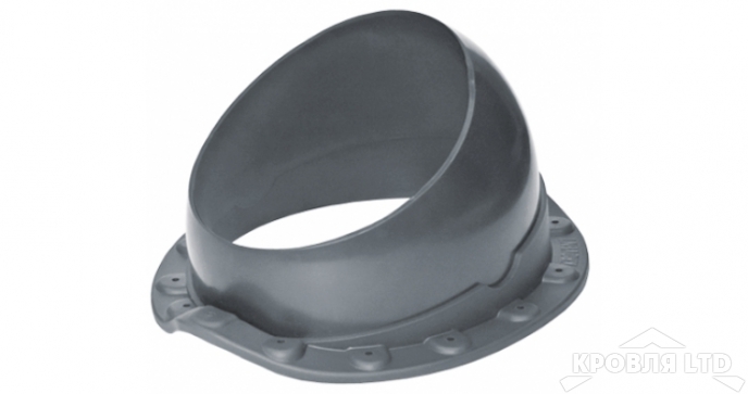 Основание для вентеляционной трубы Krovent Base-VT Wave 125/150 серый для металлочерепицы