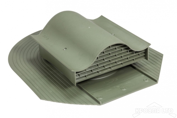 Аэратор кровельный HUOPA - KTV  цвет зеленый для гибкой черепицы или фальцевой кровли