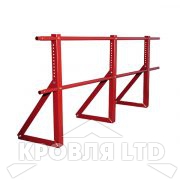 Кровельное ограждение Roofsystems серия ECONOM H-600 d25, Полиэстер RAL 3011 коричнево-красный, 3м