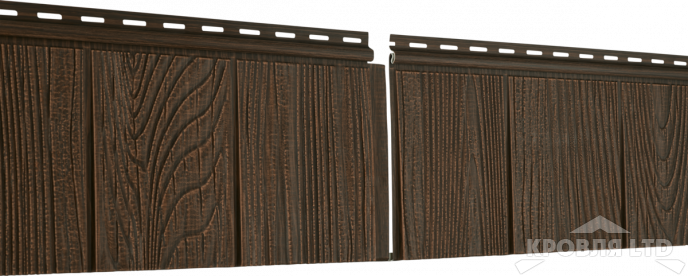 Фасадные панель Ю-ПЛАСТ Хокла S-Lock Щепа Каштан