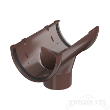 ТН ПВХ D125/82 ММ ВОРОНКА ЖЕЛОБА КОРИЧНЕВЫЙ  Rall 8017