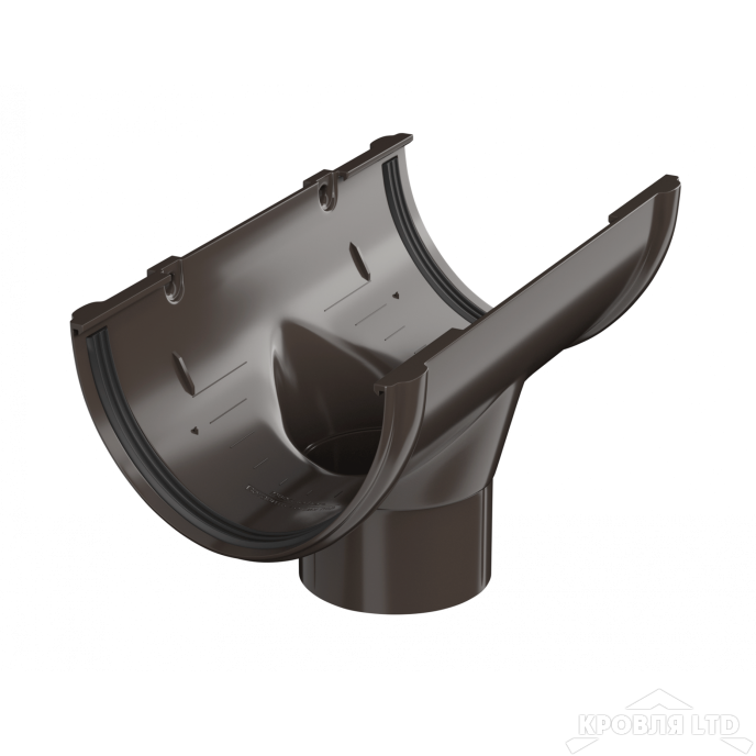 ТН ПВХ D125/82 ММ ВОРОНКА ЖЕЛОБА  ТЕМНО-КОРИЧНЕВЫЙ  Rall 8019