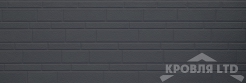 Декоративная теплоизолирующая панель COSTUNE Декоративный кирпич темно-серый