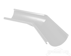 Угол желоба внутренний Foramina PUR 135 гр 150 мм RAL 9003 белый